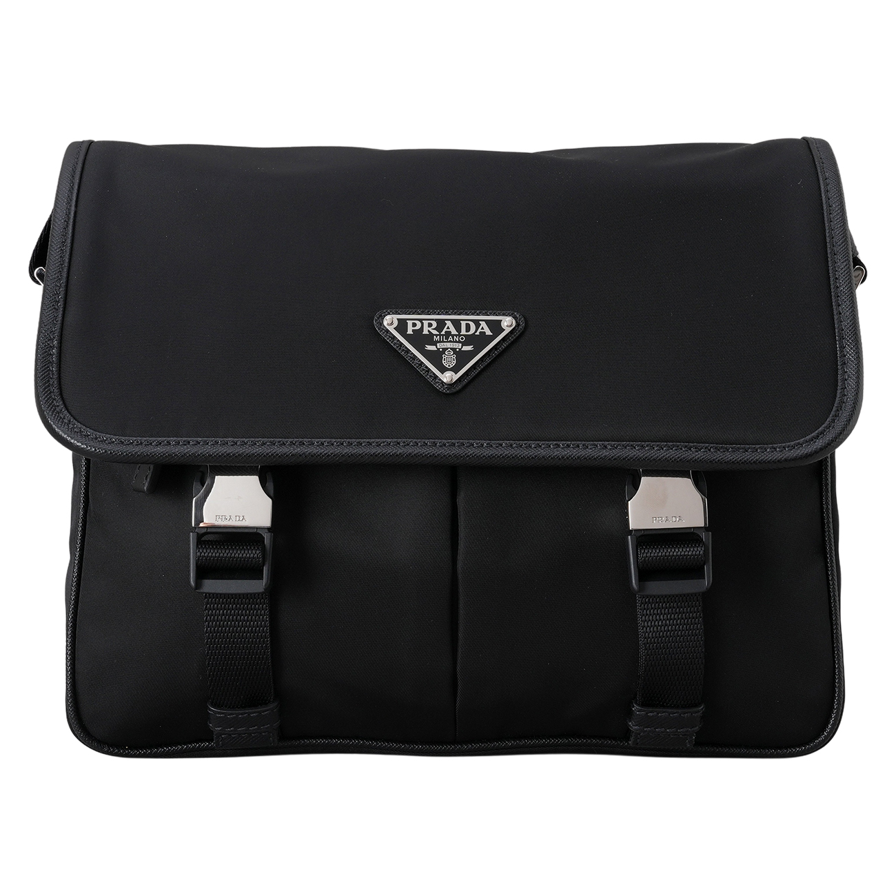 PRADA(USED)프라다 2VD769 리나일론 및 레더 숄더백