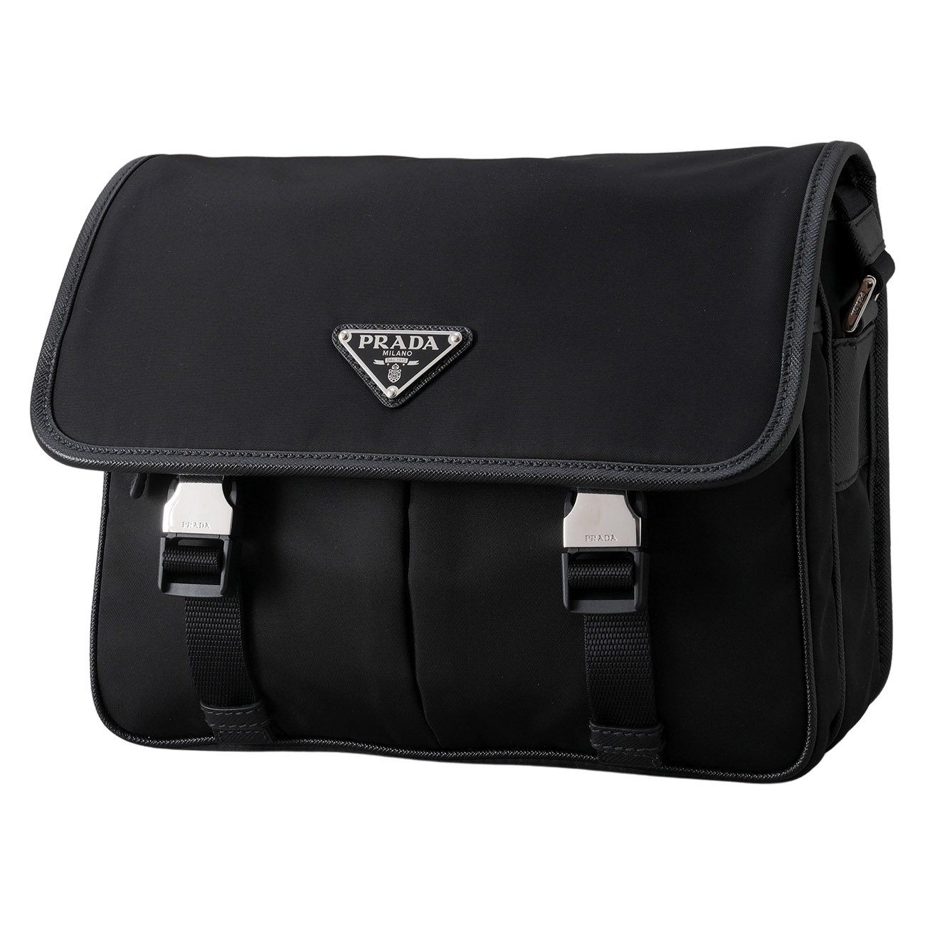 PRADA(USED)프라다 2VD769 리나일론 및 레더 숄더백
