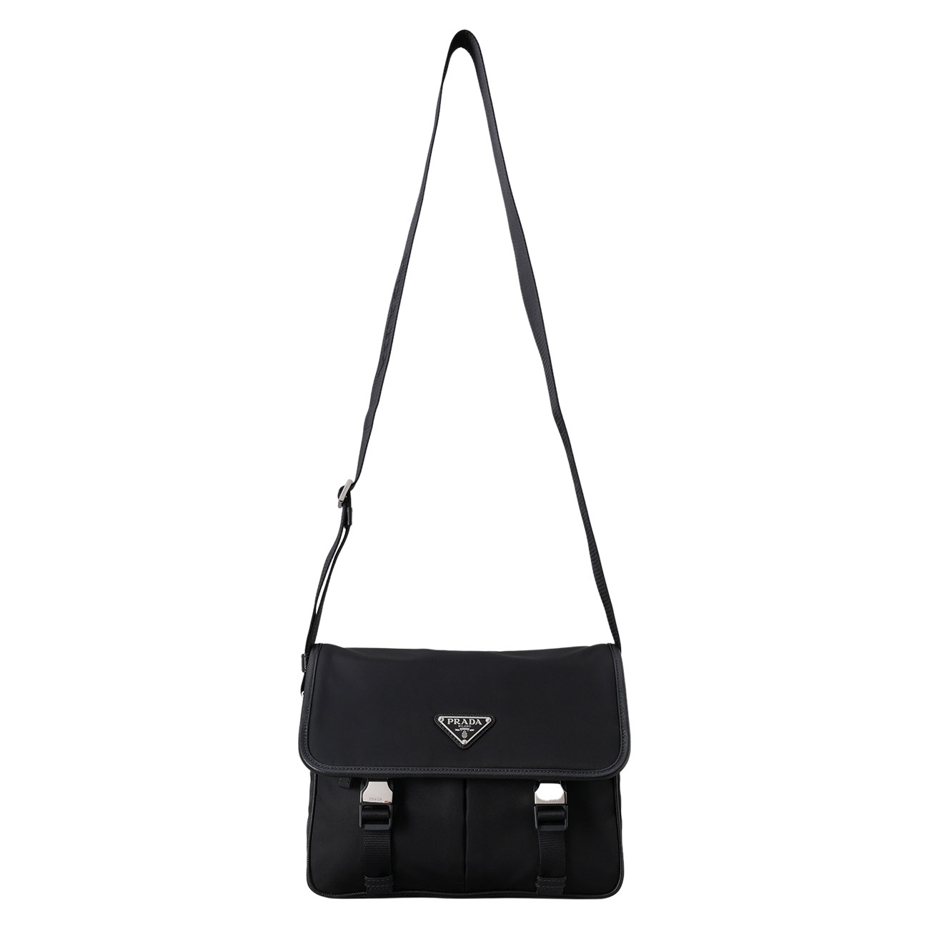 PRADA(USED)프라다 2VD769 리나일론 및 레더 숄더백