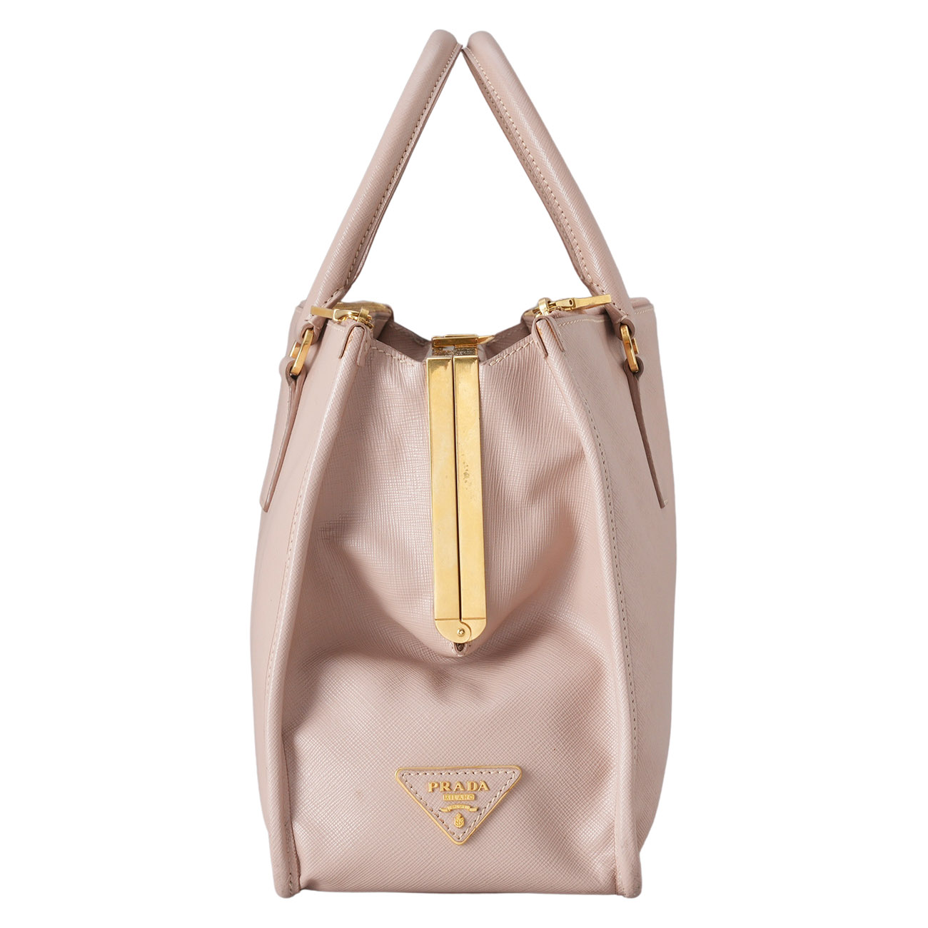 PRADA(USED)프라다 BN2136 사피아노 럭스백 & 프라다 키링