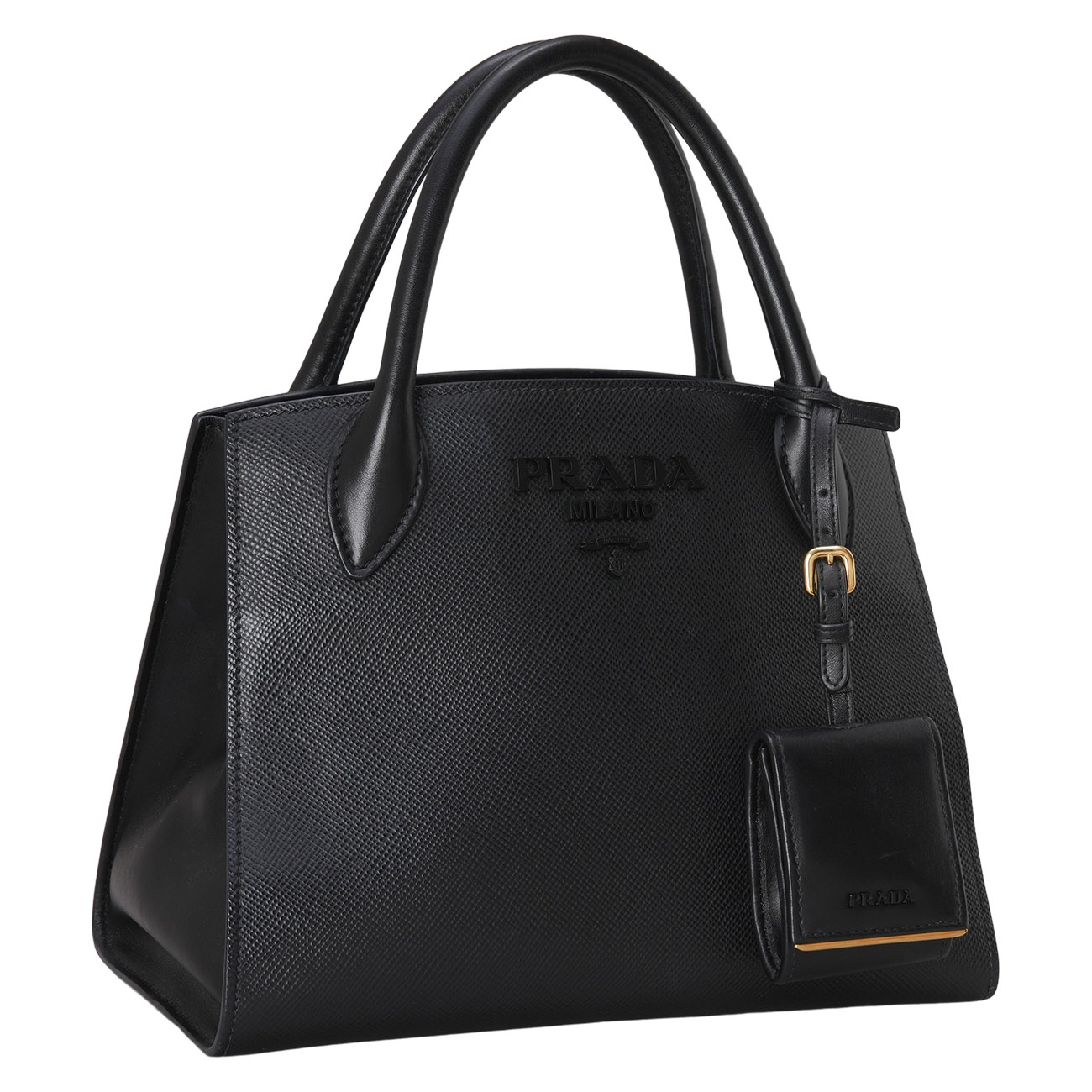 PRADA(USED)프라다 1BPA156 모노크롬 토트백