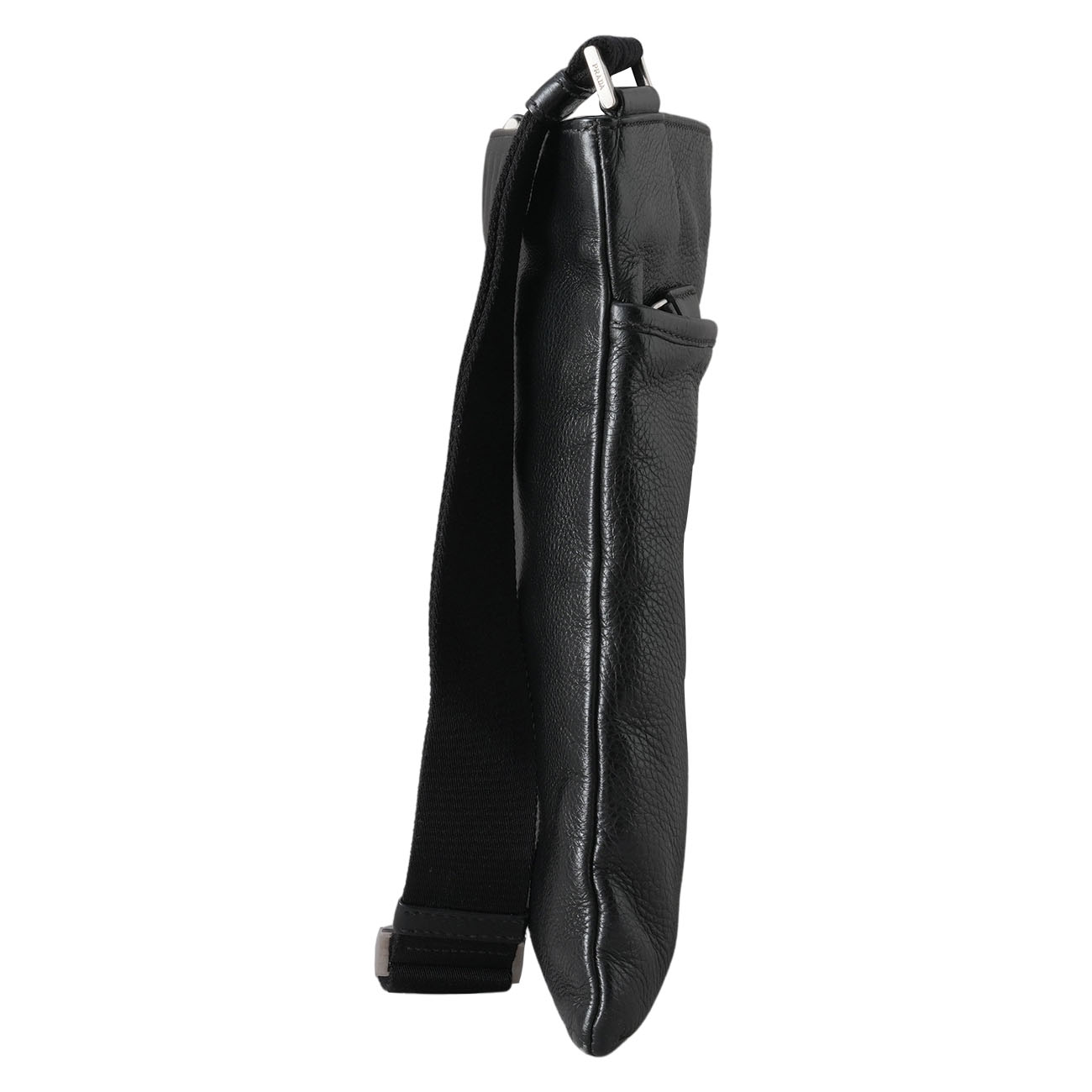 PRADA(USED)프라다 삼각로고 레더 메신저백