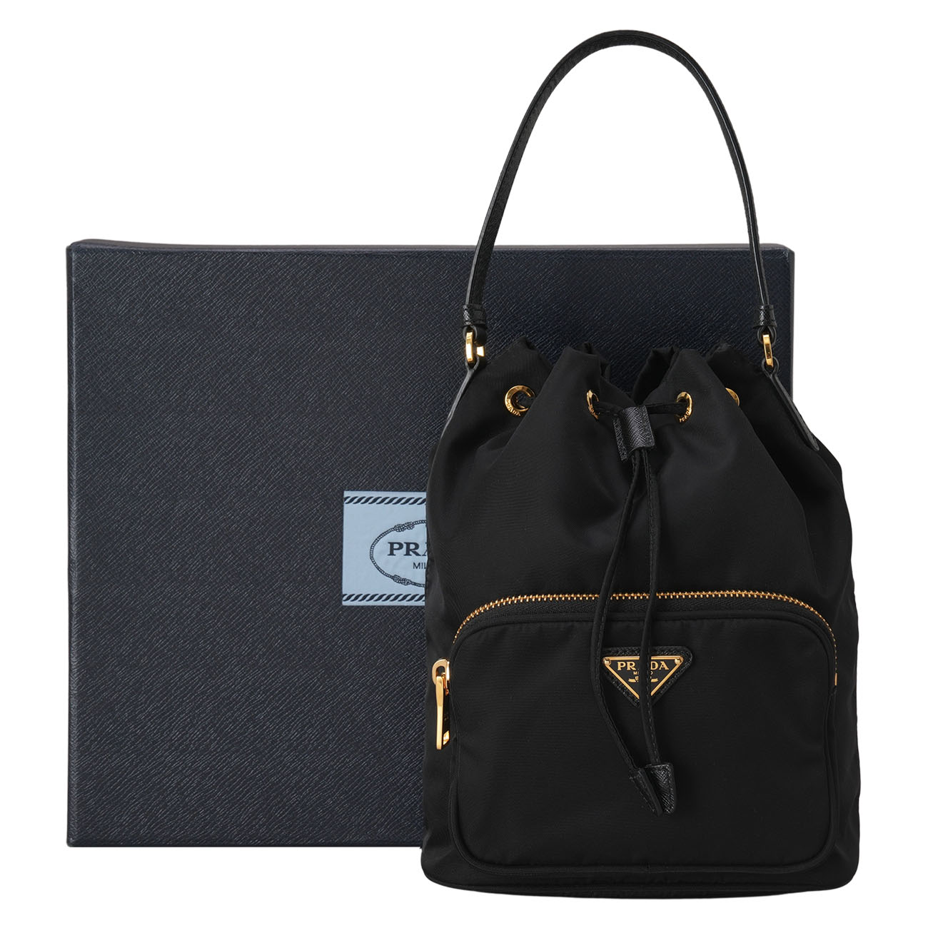 PRADA(USED)프라다 1BH204 리나일론 테수토 버킷백