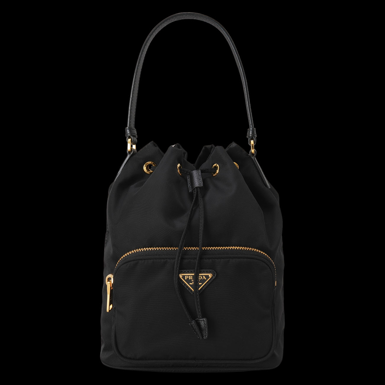 PRADA(USED)프라다 1BH204 리나일론 테수토 버킷백