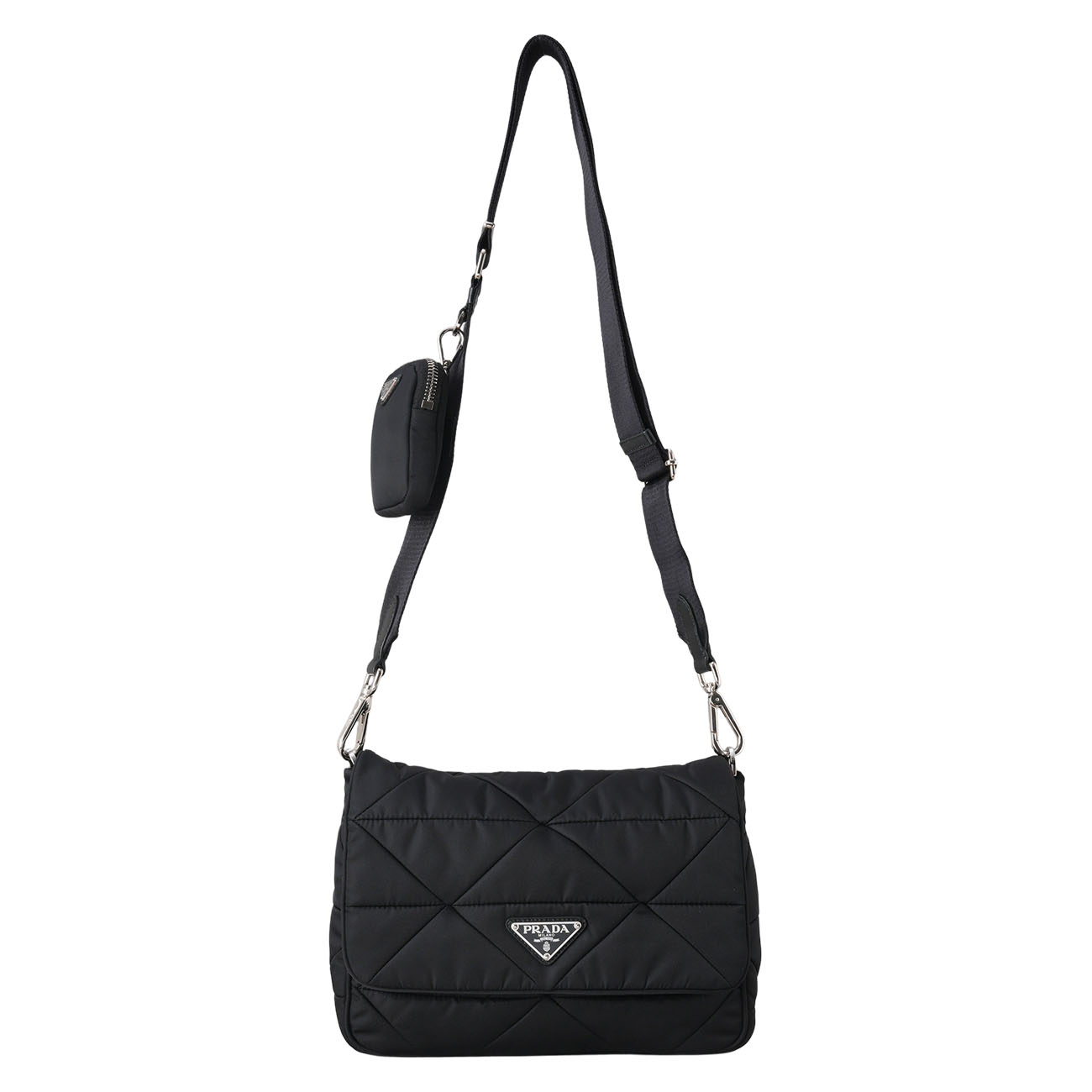 PRADA(USED)프라다 1BD290 리나일론 패딩 숄더백