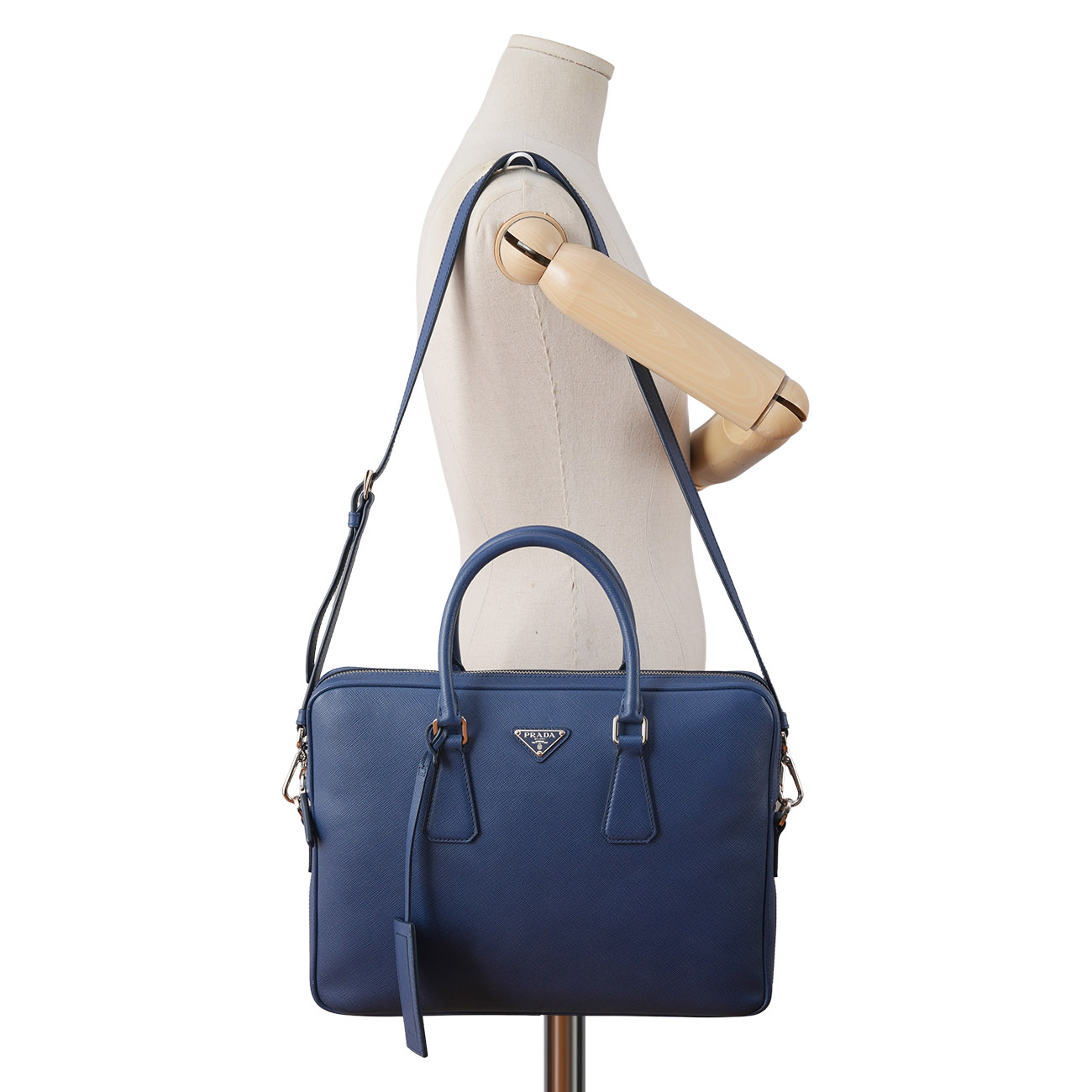 PRADA(USED)프라다 2VE368 사피아노 브리프케이스