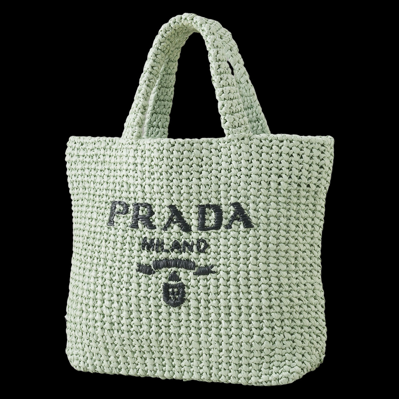 PRADA(USED)프라다 크로셰 토트 백