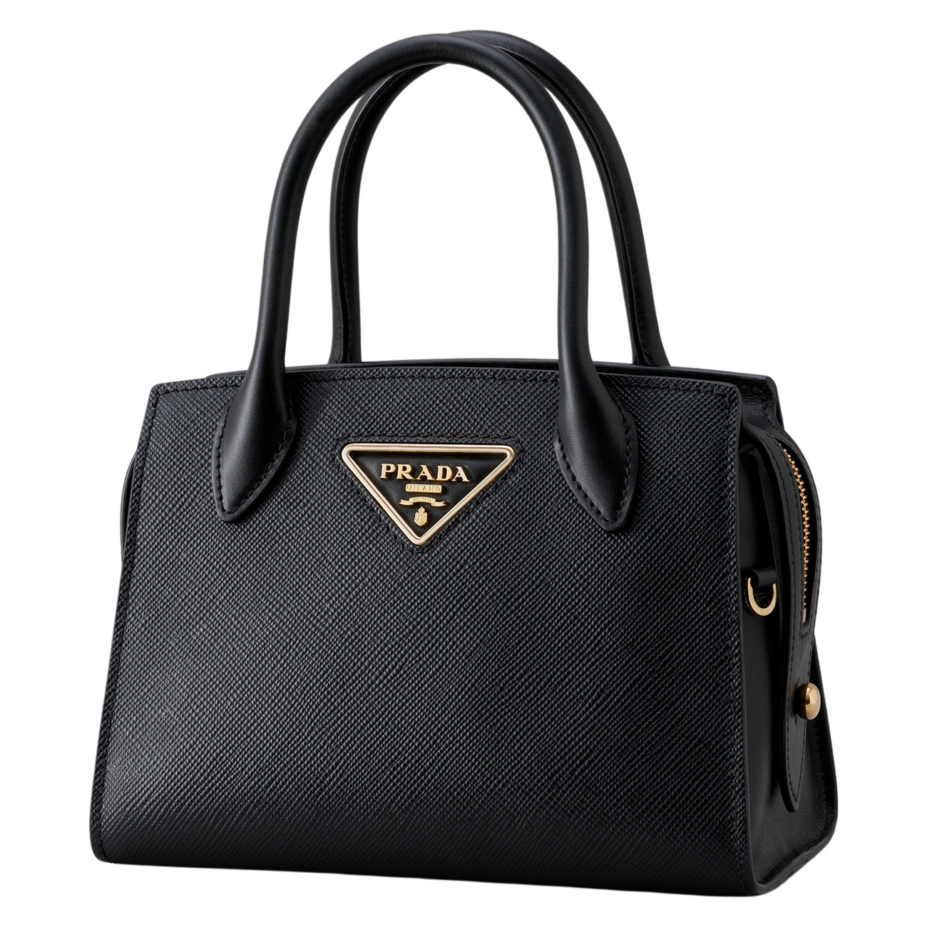 PRADA(USED)프라다 1BA269 사피아노 모노크롬 토트겸 숄더백