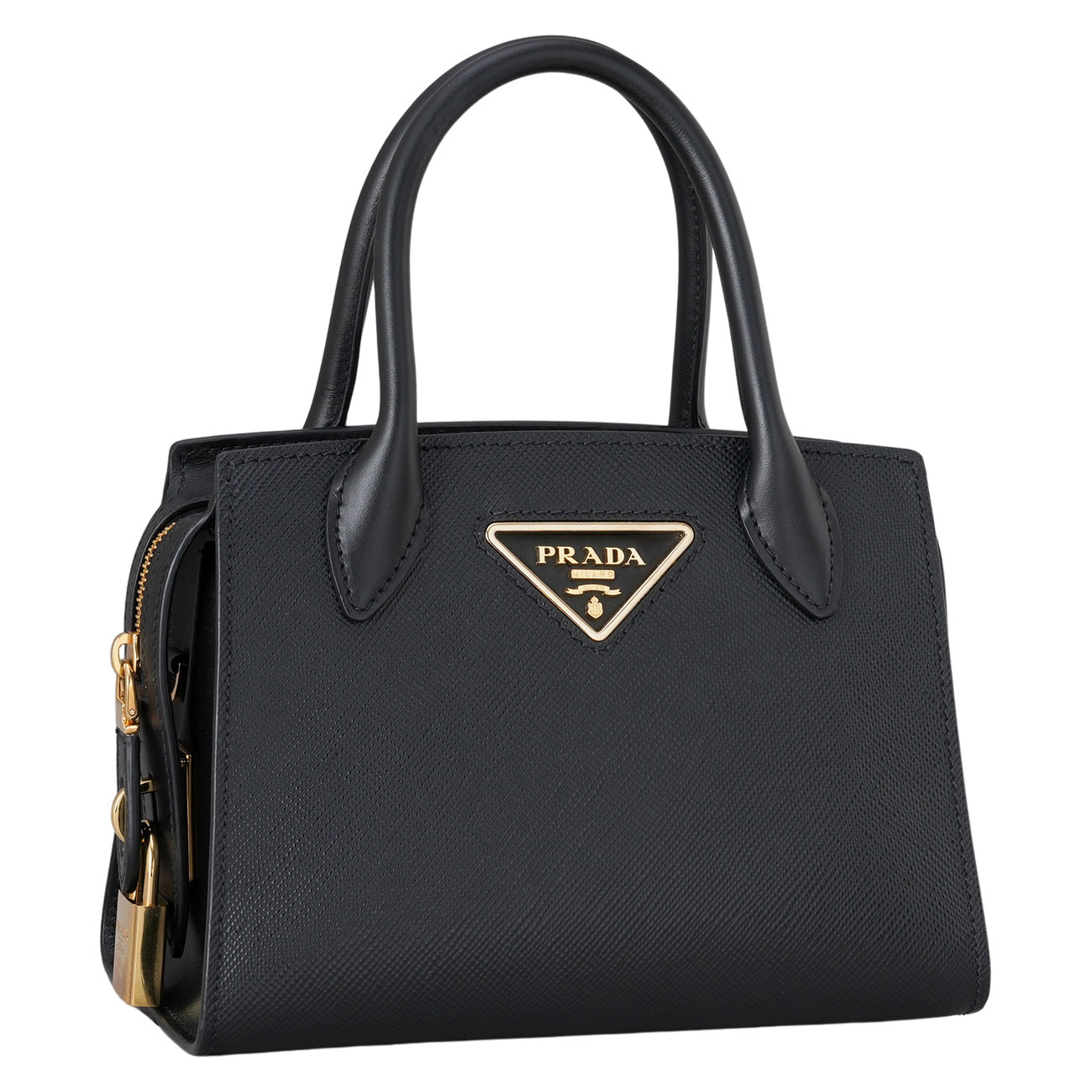 PRADA(USED)프라다 1BA269 사피아노 모노크롬 토트겸 숄더백