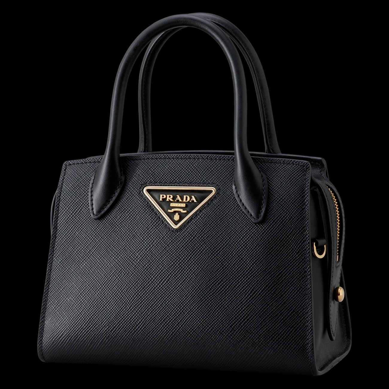 PRADA(USED)프라다 1BA269 사피아노 모노크롬 토트겸 숄더백