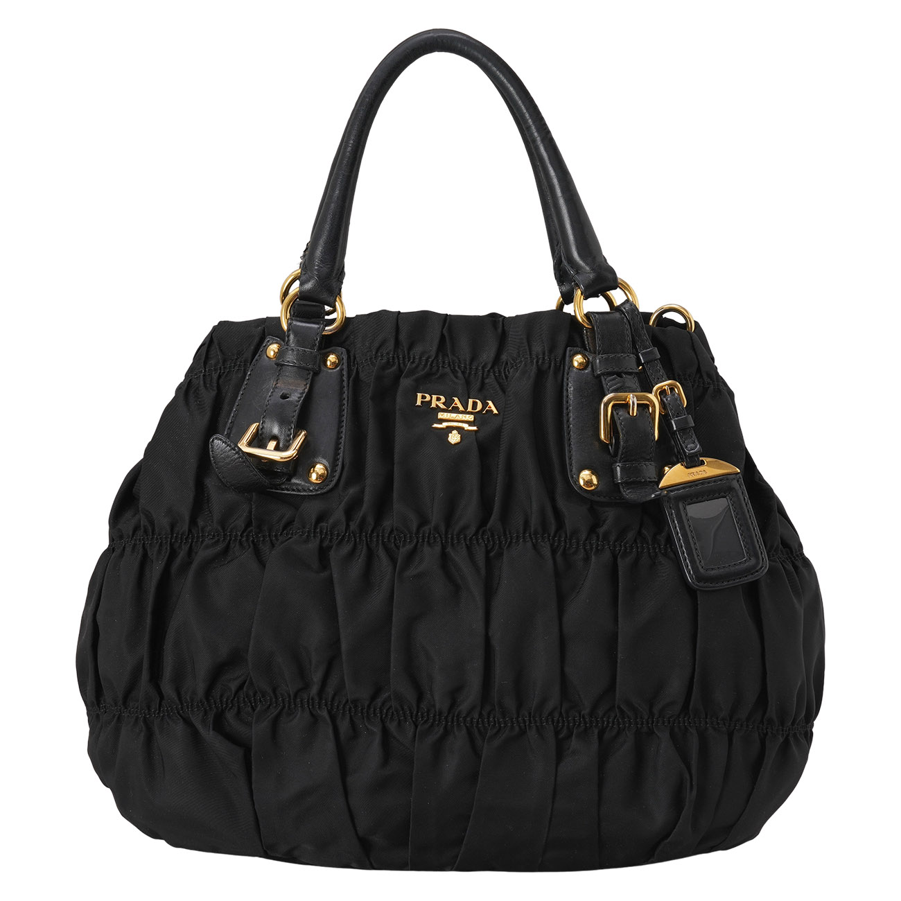 PRADA(USED)프라다 고프레 토트겸 숄더백