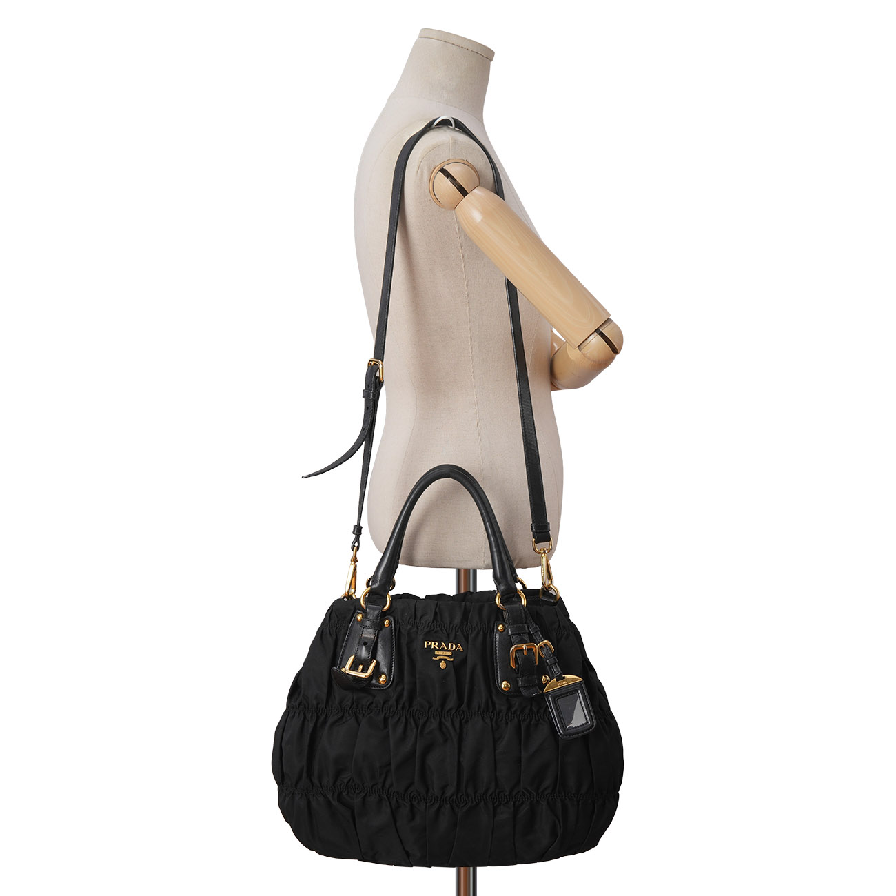 PRADA(USED)프라다 고프레 토트겸 숄더백