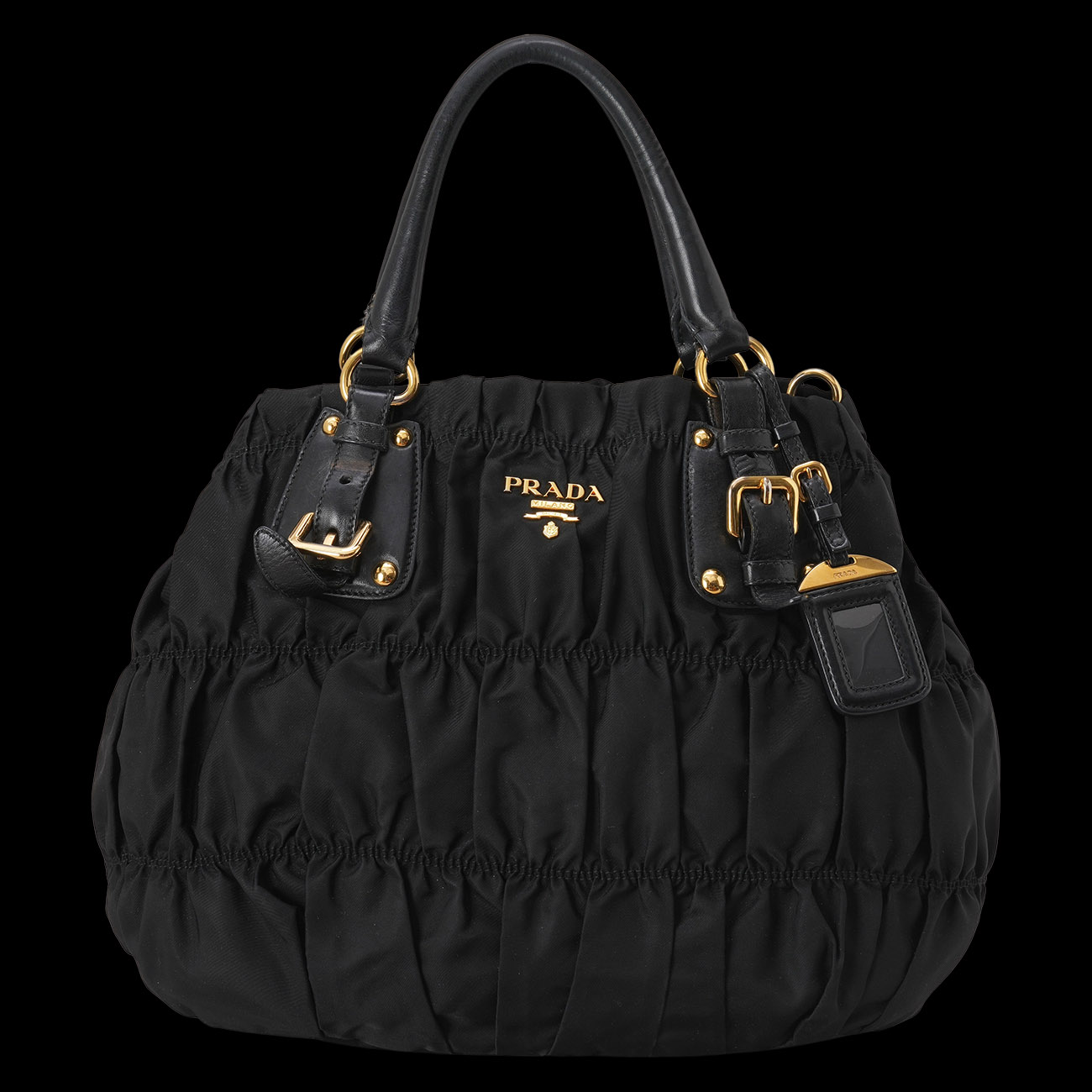 PRADA(USED)프라다 고프레 토트겸 숄더백