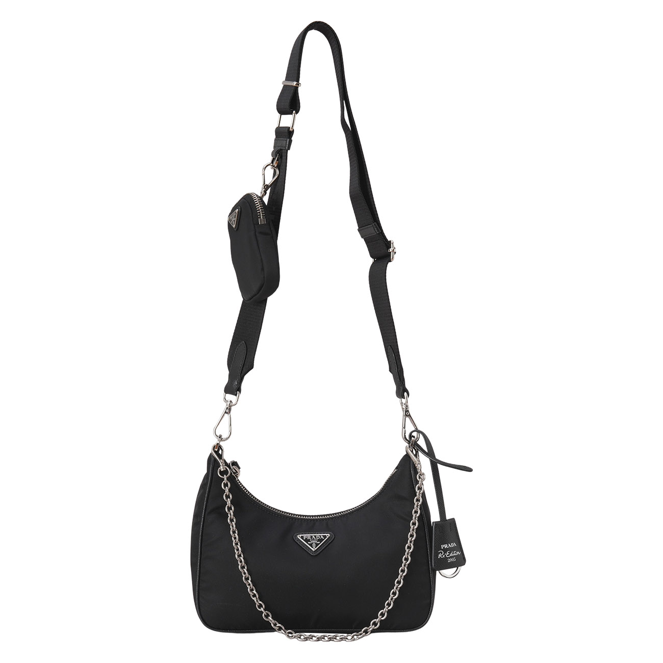 PRADA(USED)프라다 1BH204 리나일론 호보백
