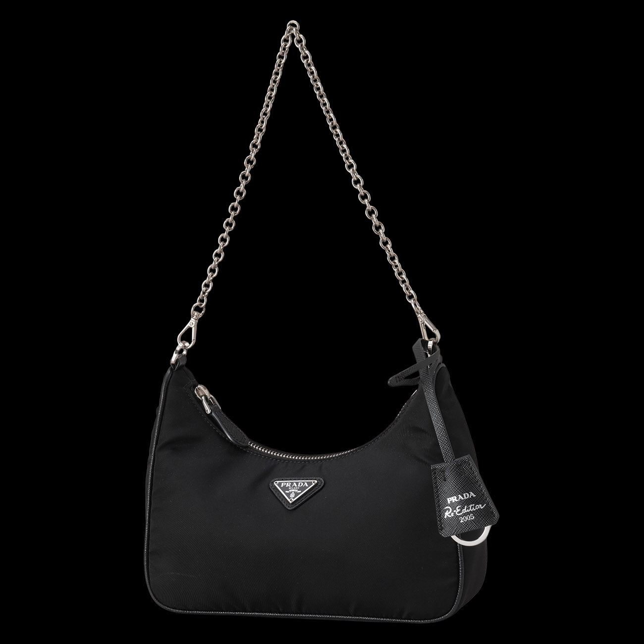 PRADA(USED)프라다 1BH204 리나일론 호보백