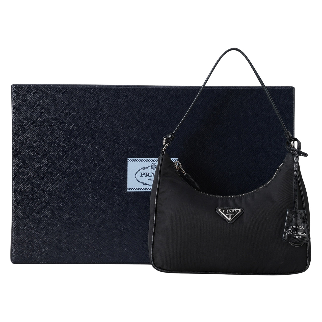 PRADA(USED)프라다 1N204M 리나일론 미니 호보백