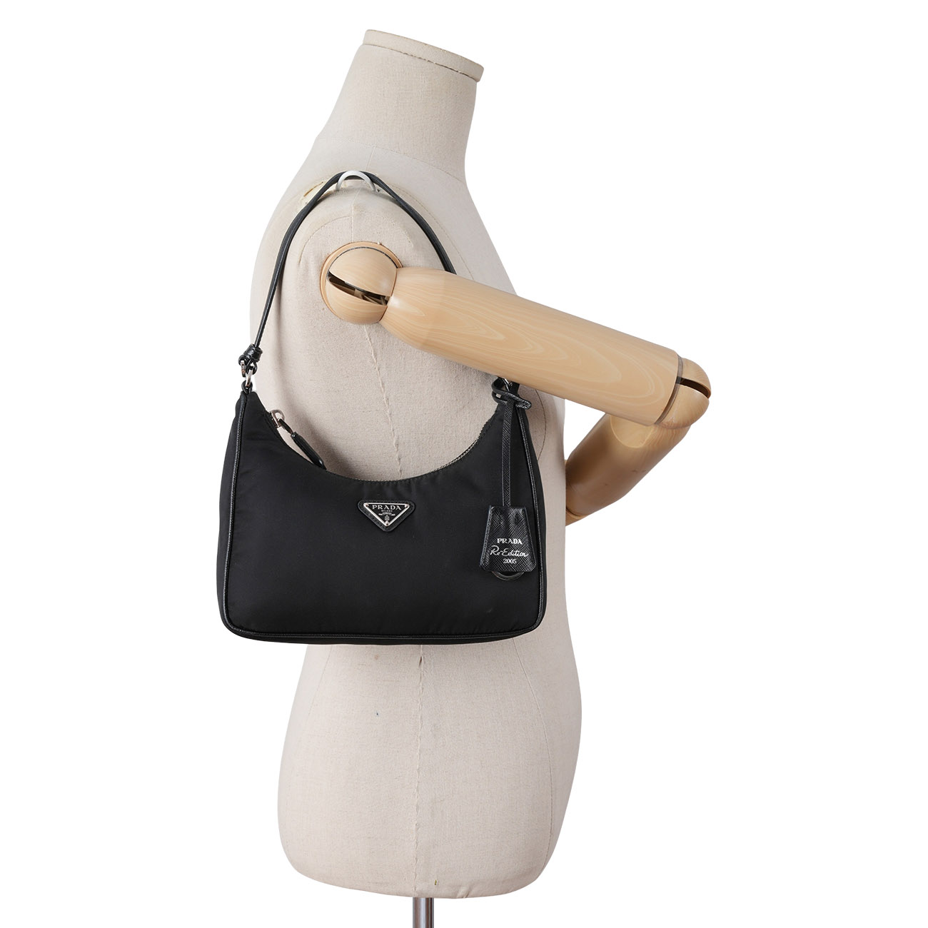 PRADA(USED)프라다 1N204M 리나일론 미니 호보백