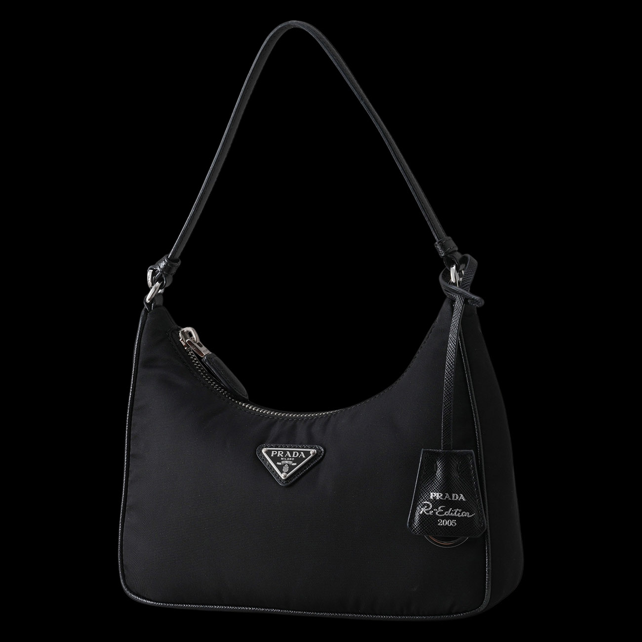PRADA(USED)프라다 1N204M 리나일론 미니 호보백
