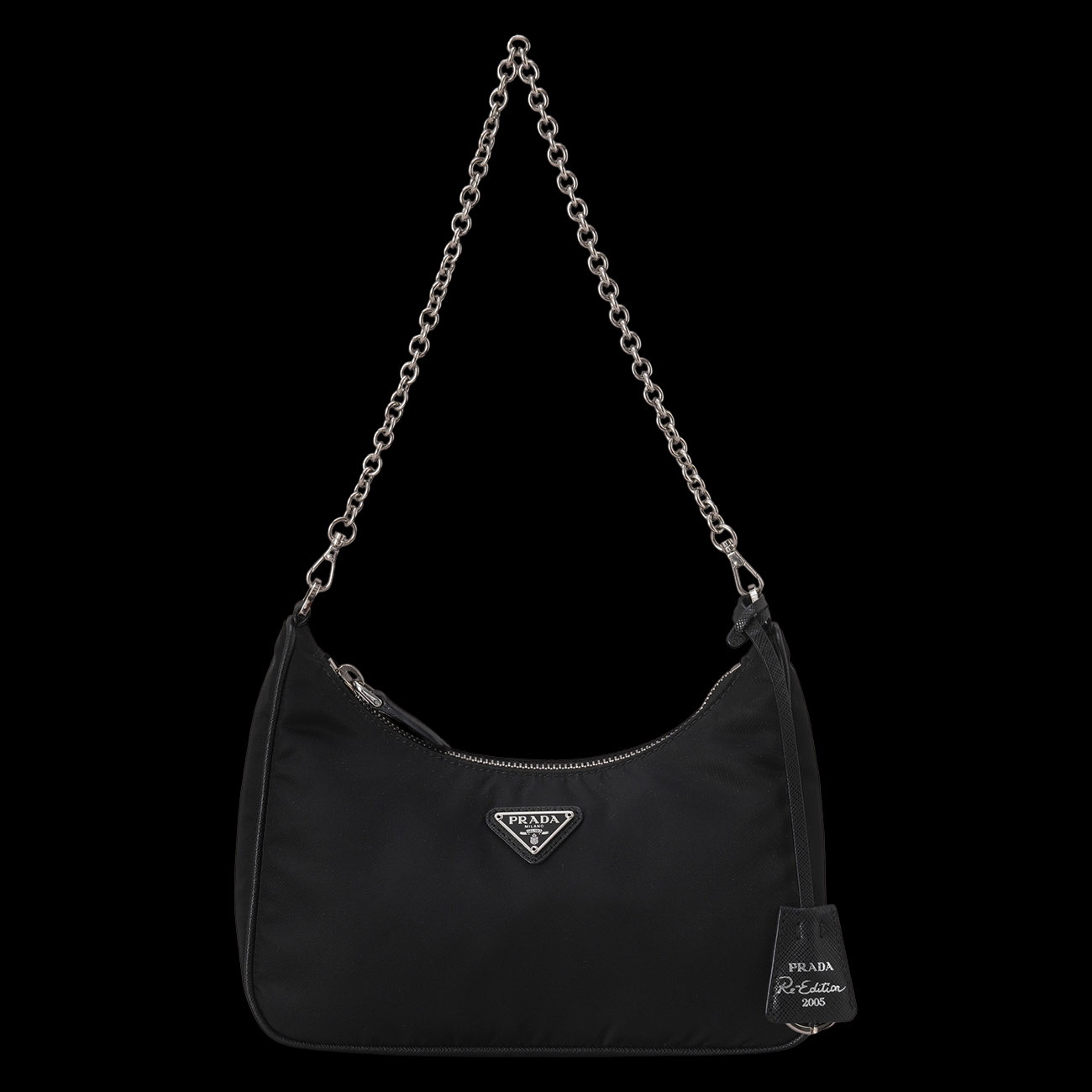 PRADA(USED)프라다 1BH204 리나일론 호보백