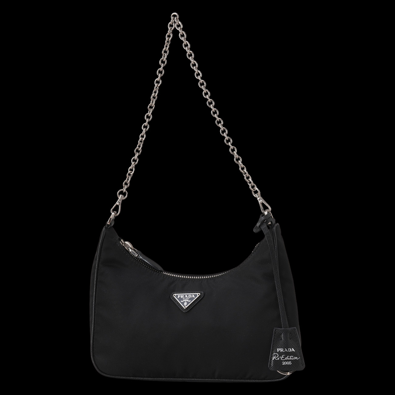 PRADA(USED)프라다 1BH204 리나일론 호보백
