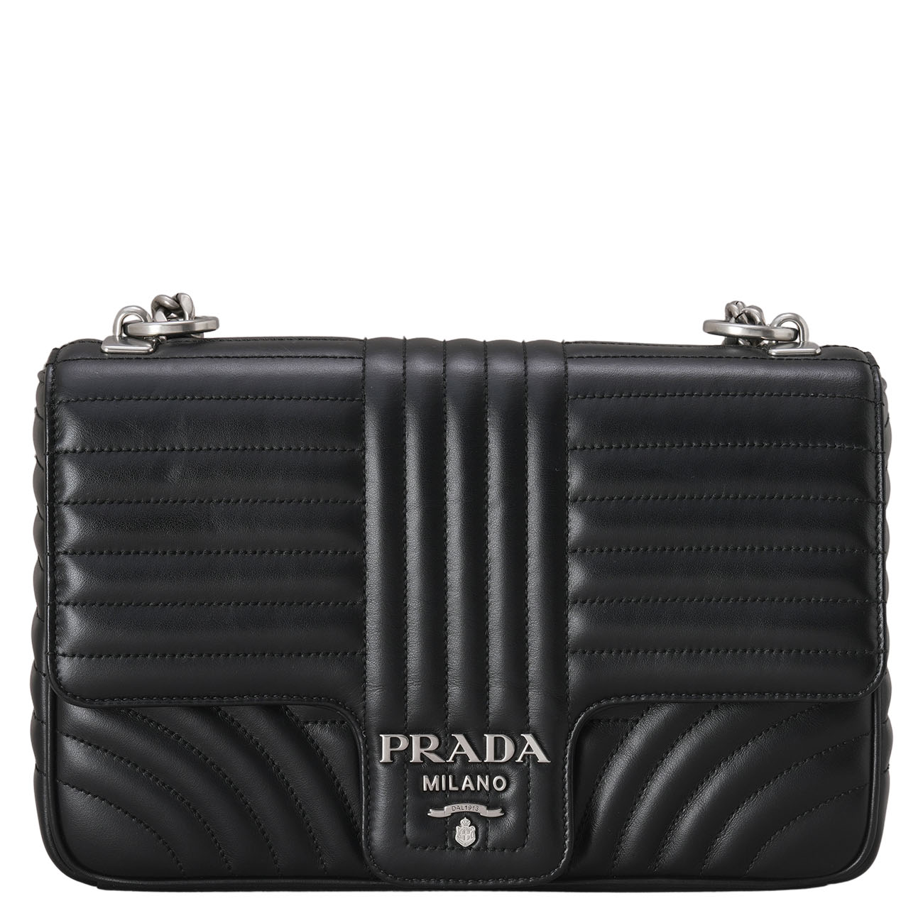 PRADA(USED)프라다 1BD135 다이아그램 체인 숄더백