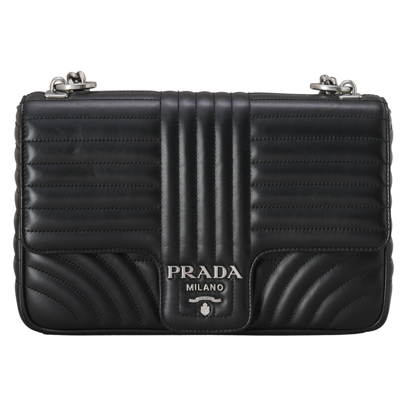 PRADA(USED)프라다 1BD135 다이아그램 체인 숄더백