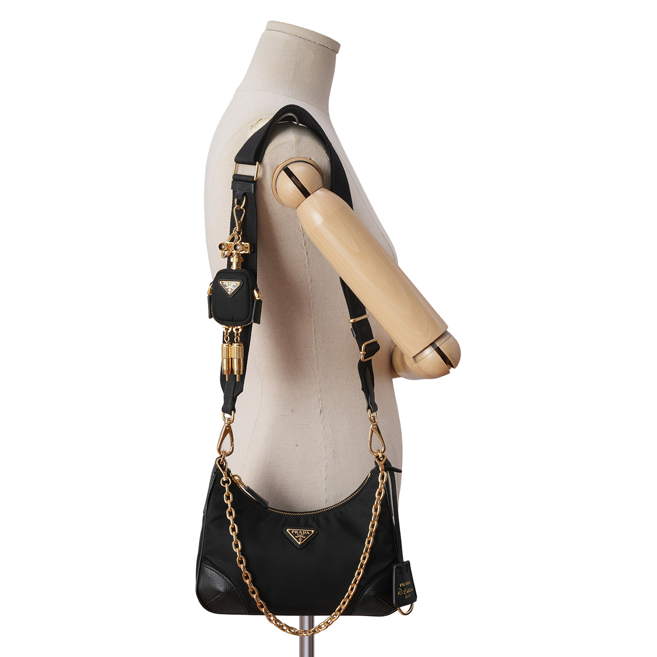 PRADA(USED)프라다 리에디션 2005 리나일론 사피아노 호보백