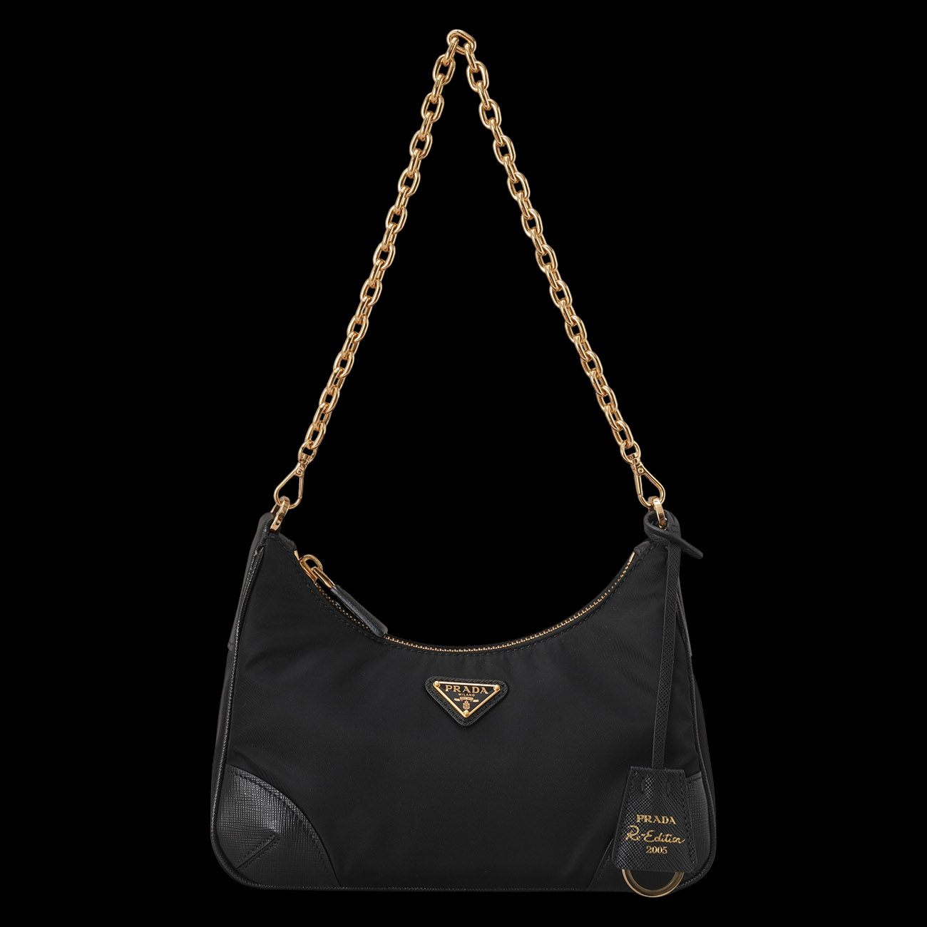PRADA(USED)프라다 리에디션 2005 리나일론 사피아노 호보백