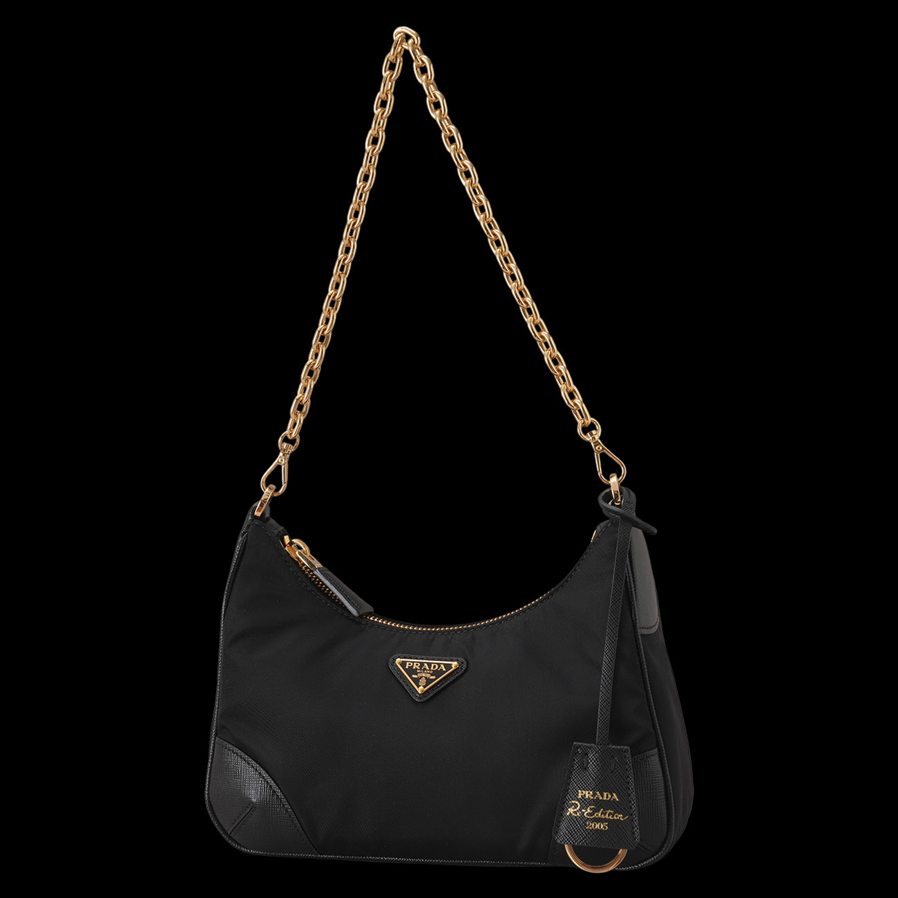 PRADA(USED)프라다 리에디션 2005 리나일론 사피아노 호보백