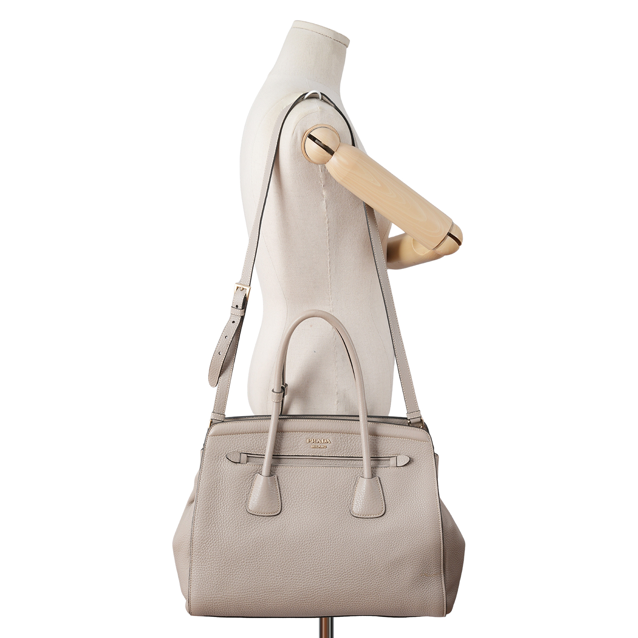 PRADA(USED)프라다 BN2571 비텔로 다이노 토트백 숄더백