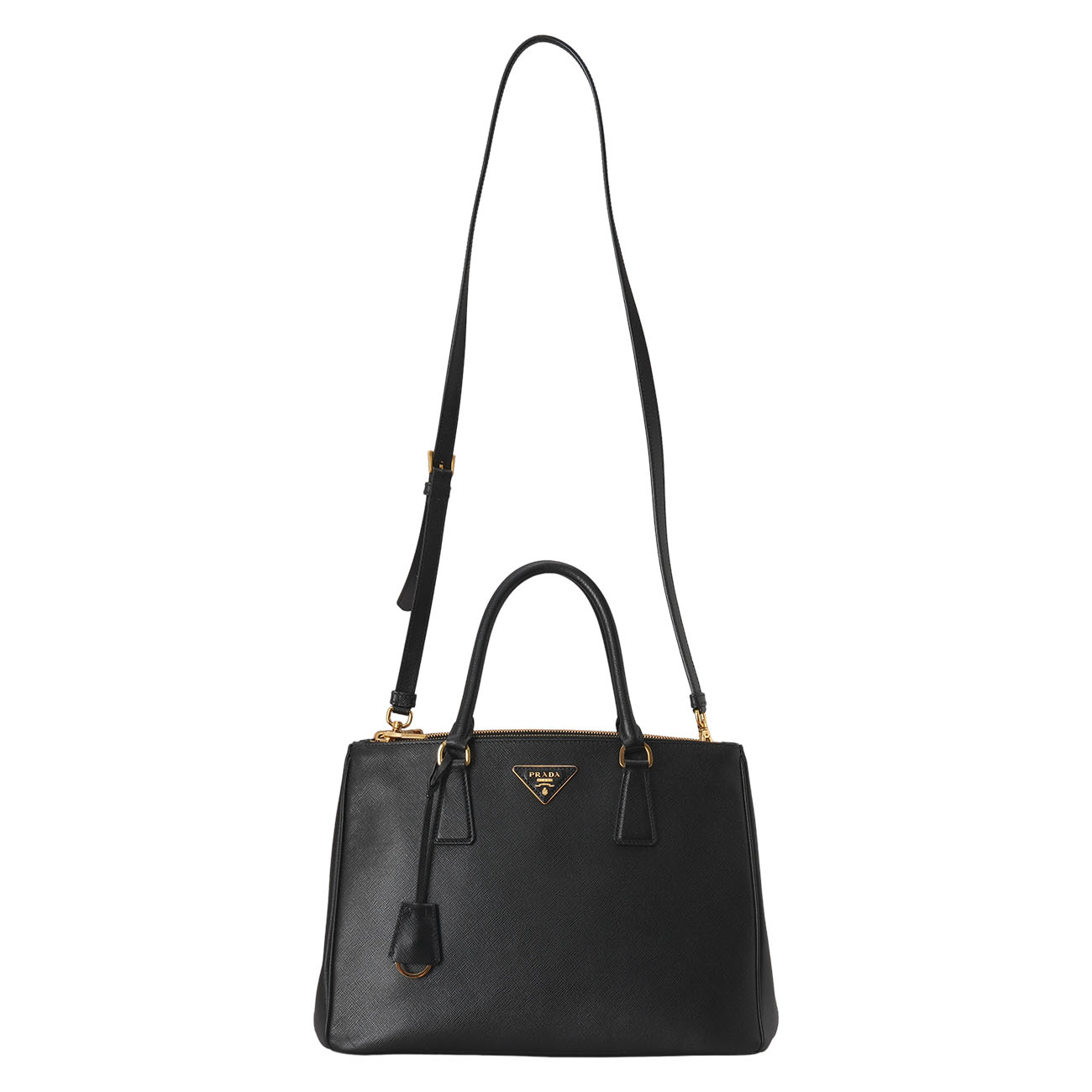 PRADA(USED)프라다 사피아노 럭스 토트겸 숄더백
