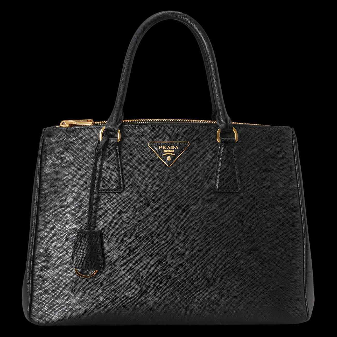 PRADA(USED)프라다 사피아노 럭스 토트겸 숄더백