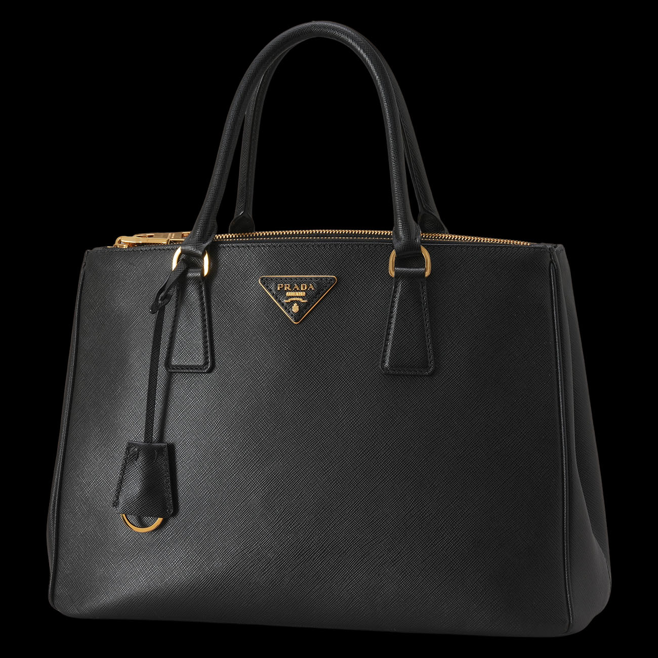 PRADA(USED)프라다 사피아노 럭스 토트겸 숄더백