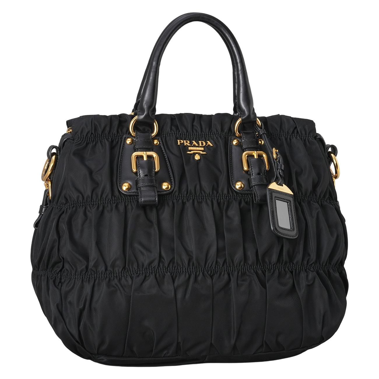 PRADA(USED)프라다 고프레 토트겸 숄더백