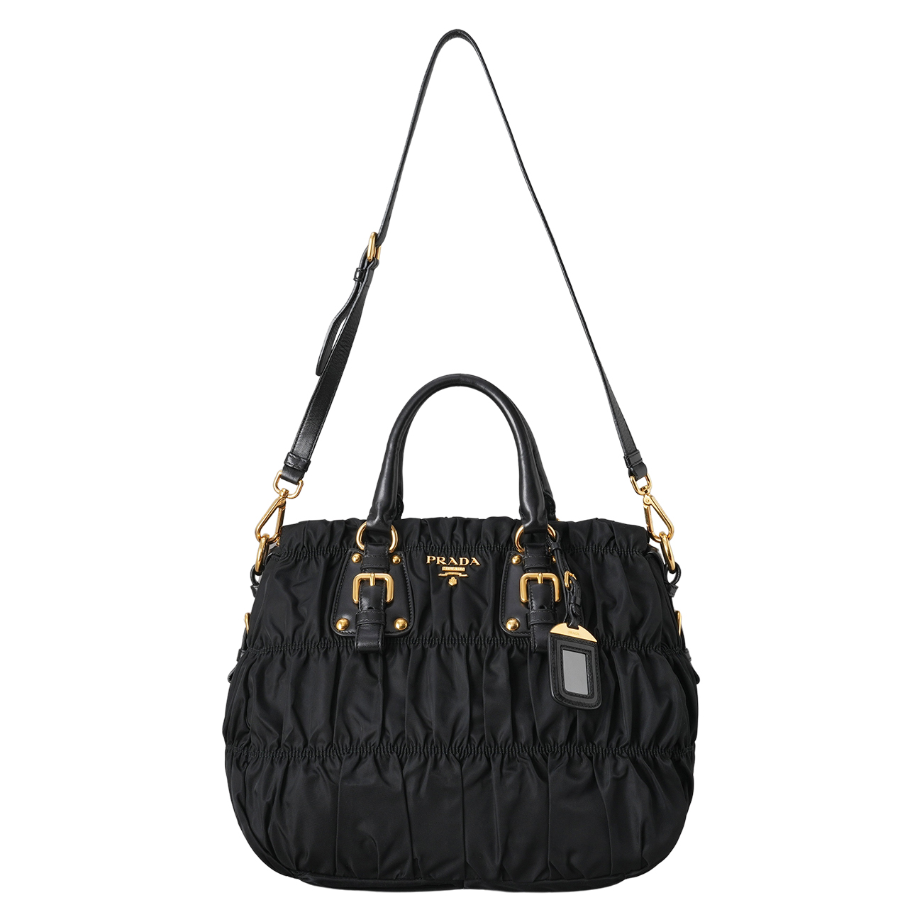 PRADA(USED)프라다 고프레 토트겸 숄더백