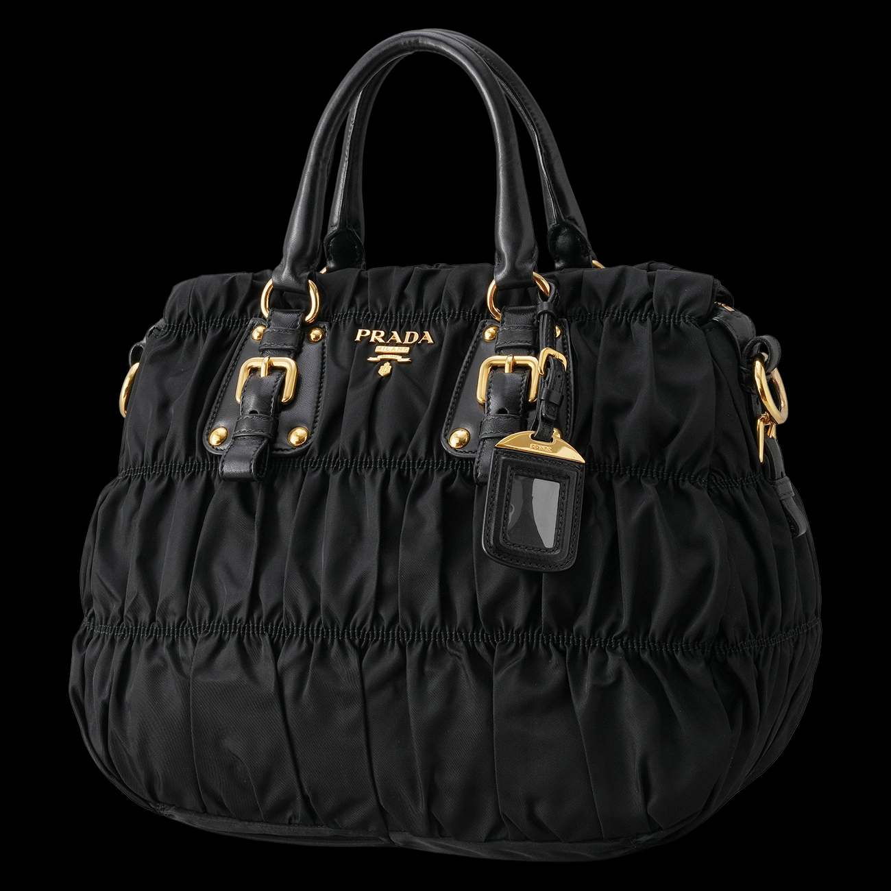PRADA(USED)프라다 고프레 토트겸 숄더백