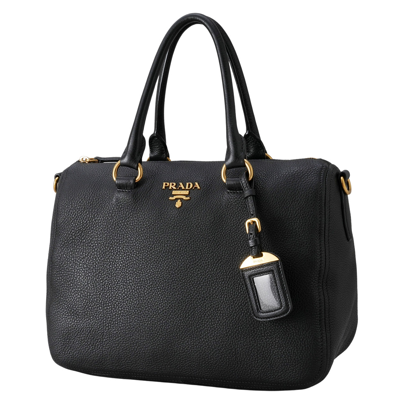 PRADA(USED)프라다 1BB023 비텔로 피닉스 보스턴 토트백