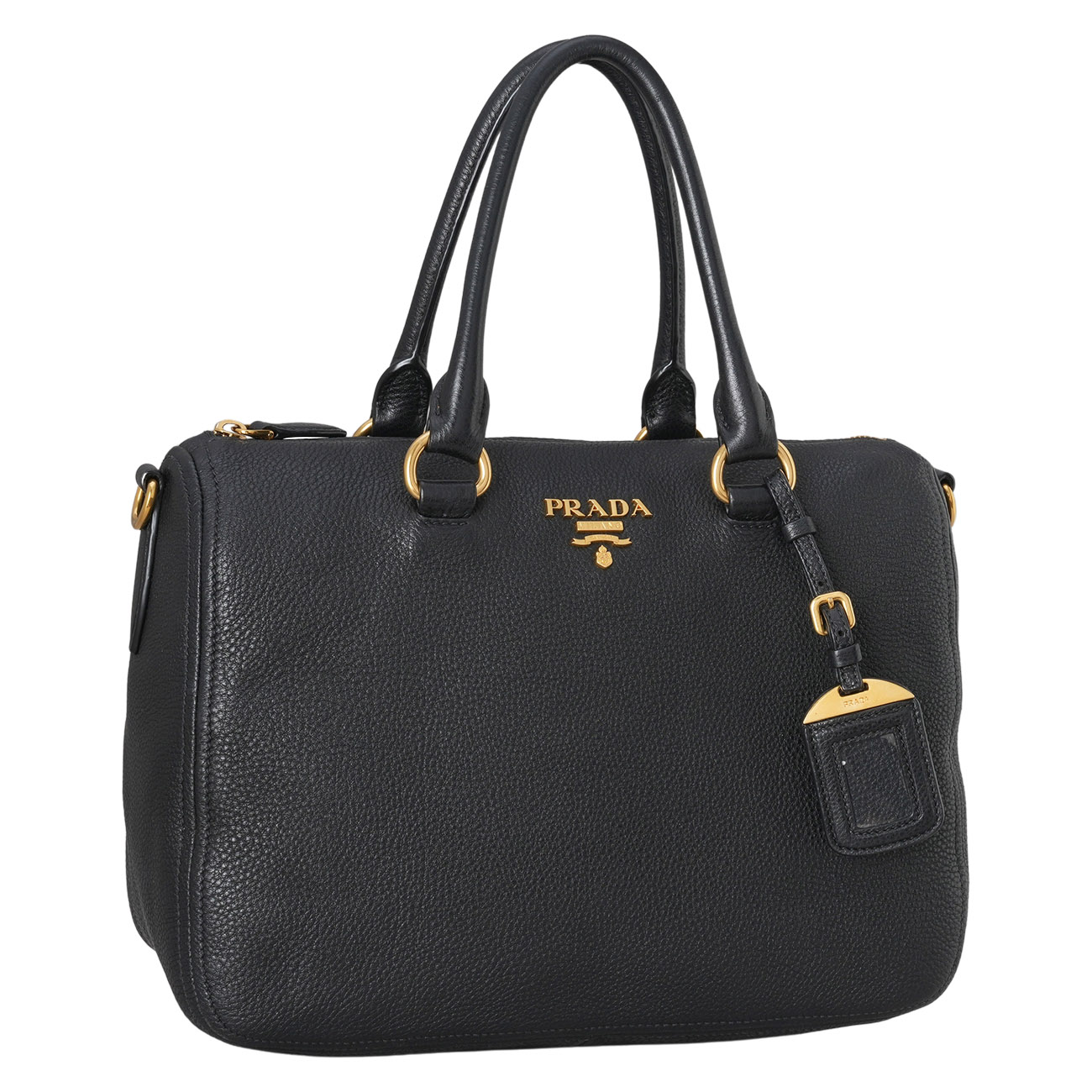 PRADA(USED)프라다 1BB023 비텔로 피닉스 보스턴 토트백