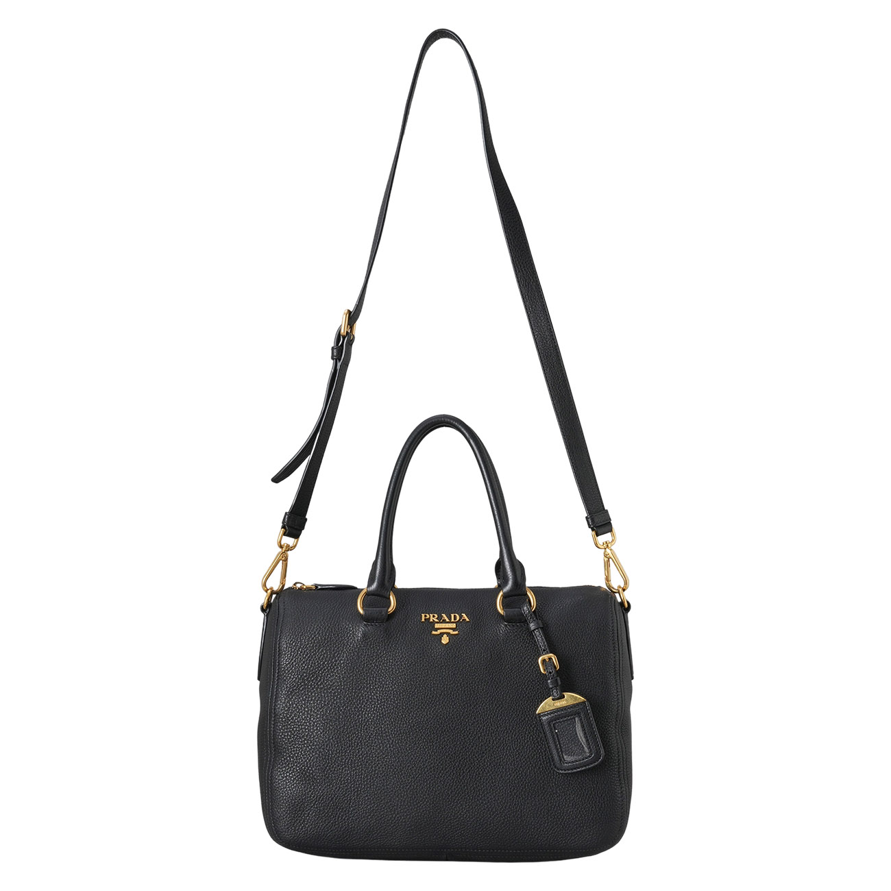 PRADA(USED)프라다 1BB023 비텔로 피닉스 보스턴 토트백