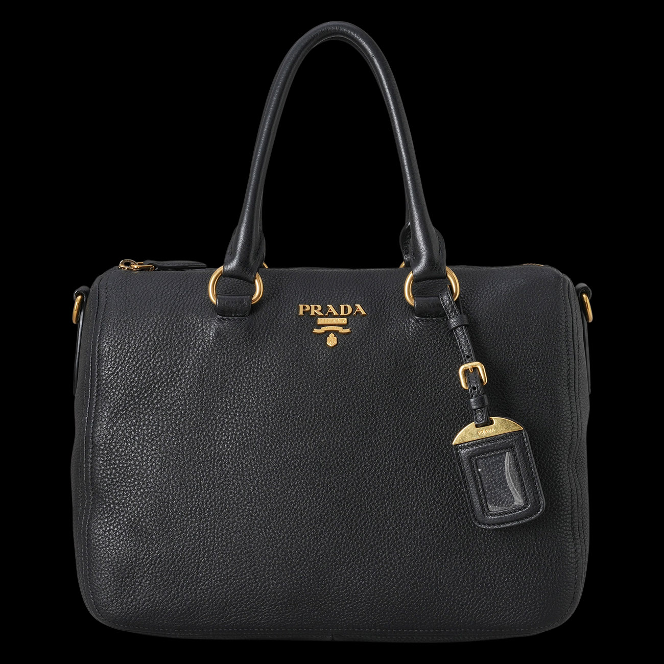 PRADA(USED)프라다 1BB023 비텔로 피닉스 보스턴 토트백