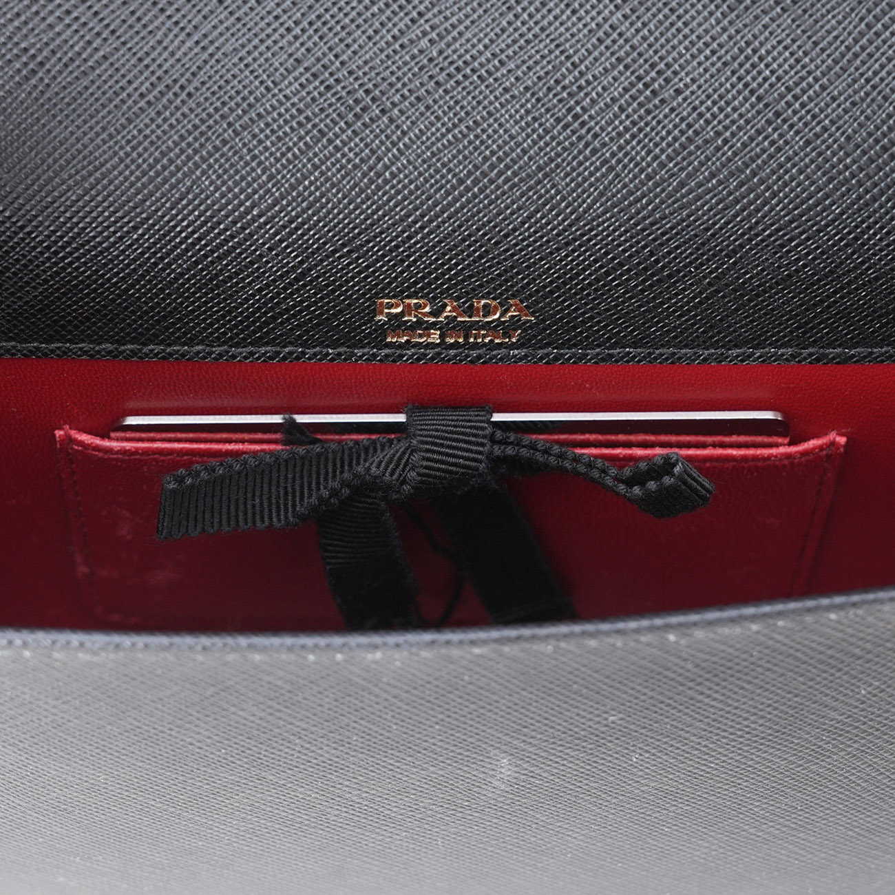 PRADA(USED)프라다 1BP018 사피아노 미니 체인 크로스백