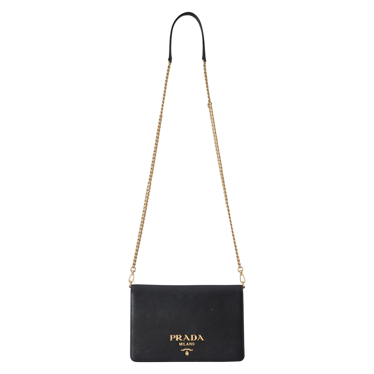 PRADA(USED)프라다 1BP018 사피아노 미니 체인 크로스백
