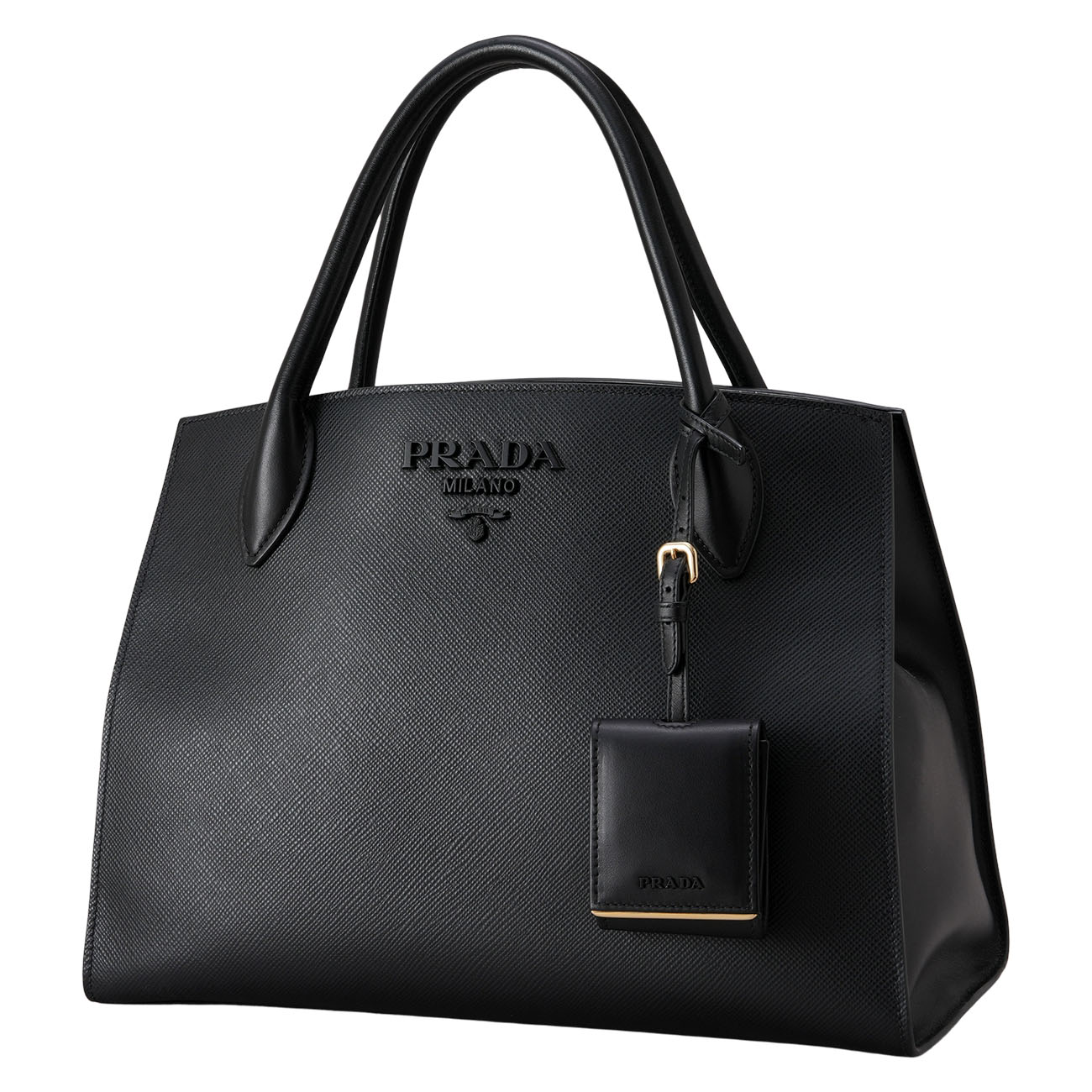 PRADA(USED)프라다 사피아노 모노크롬 토트겸 숄더백