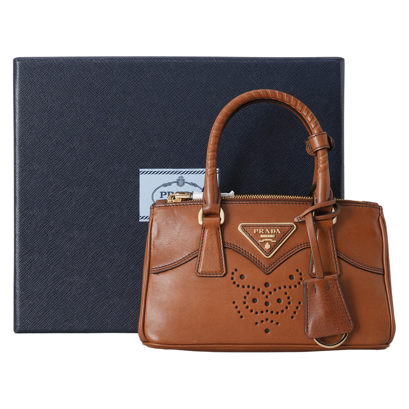 PRADA(USED)프라다 1BA916 시즌 갤러리아 가죽 미니백