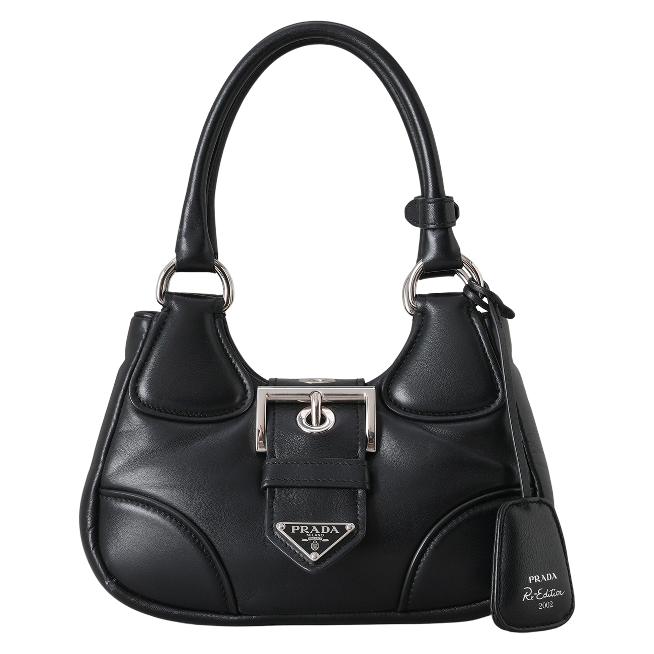 PRADA(USED)프라다 1BA381 나파 패딩 문 백