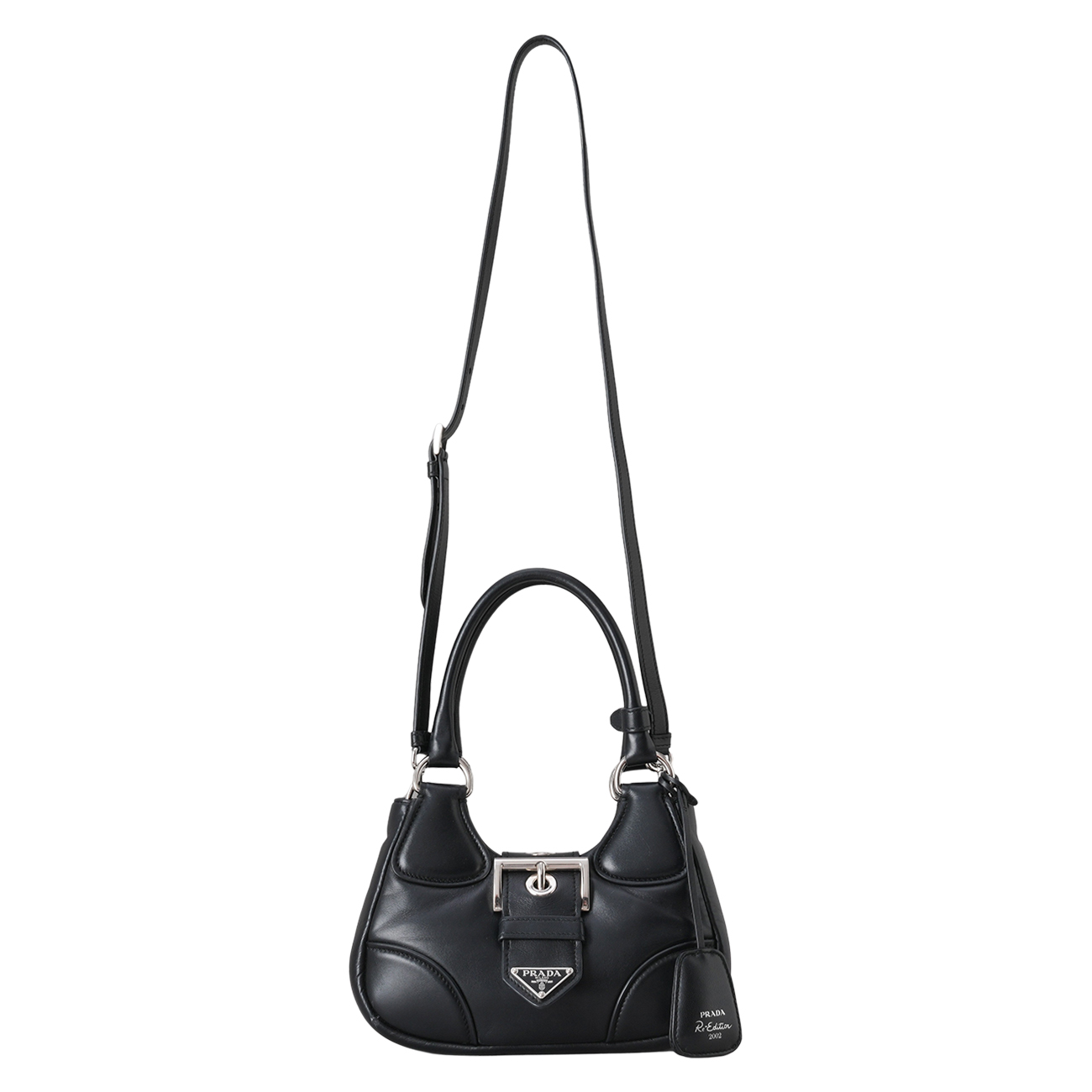 PRADA(USED)프라다 1BA381 나파 패딩 문 백