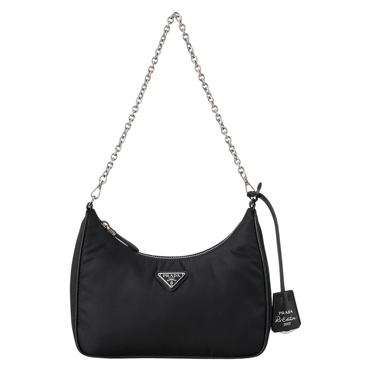 PRADA(USED)프라다 리나일론 호보백 블랙