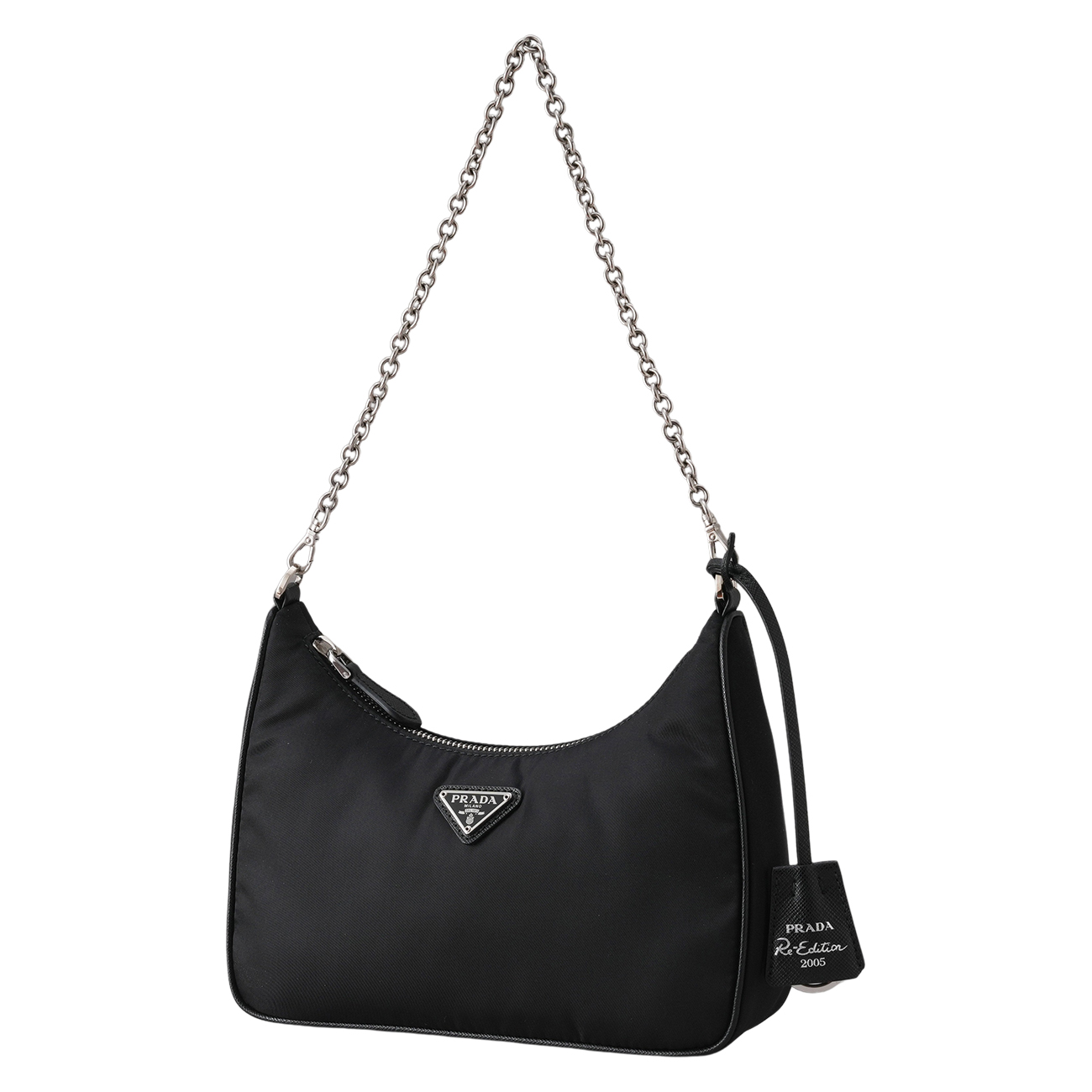 PRADA(USED)프라다 리나일론 호보백 블랙