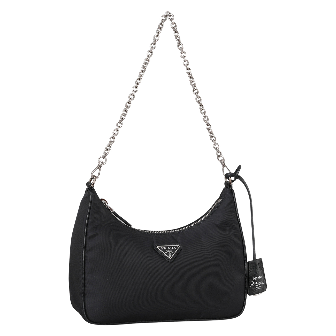 PRADA(USED)프라다 리나일론 호보백 블랙