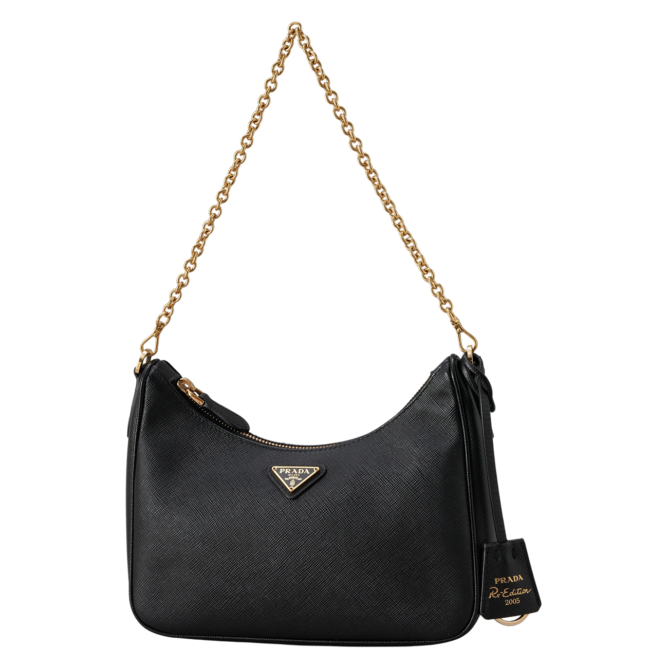 PRADA(USED)프라다 1BH204 사피아노 체인 호보백